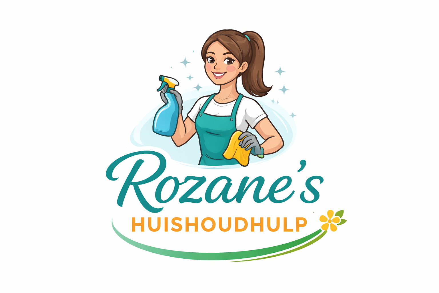 Rozanes Huishoudhulp Logo Ontwerp